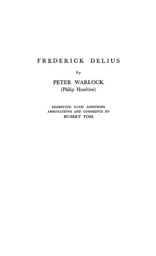 Frederick Delius