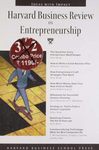 "Harvard Business Review" on Entrepreneurship