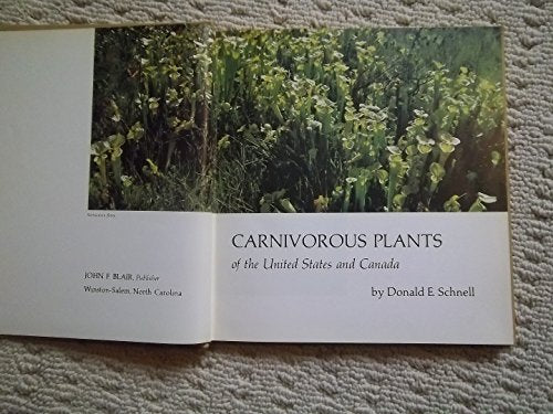 Carnivorous Plants of the United States and Canada