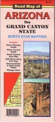 Road Map of Arizona the Grand Canyon State