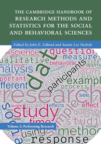 The Cambridge Handbook of Research Methods and Statistics for the Social and Behavioral Sciences: Volume 2