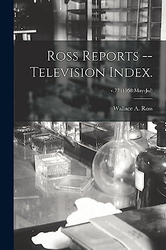 Ross Reports -- Television Index.; v.77 (1958