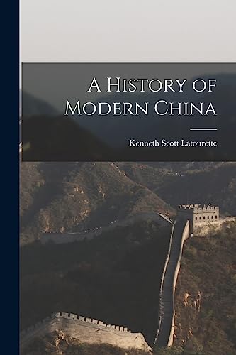 A History of Modern China