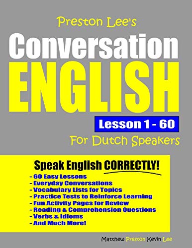 Preston Lee's Conversation English For Dutch Speakers Lesson 1 - 60