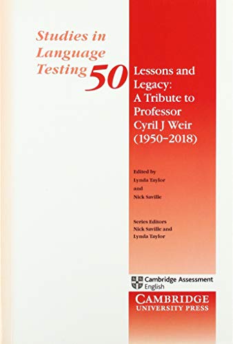 Lessons and Legacy: A Tribute to Professor Cyril J Weir (19502018)