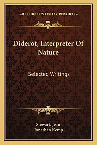 Diderot, Interpreter Of Nature