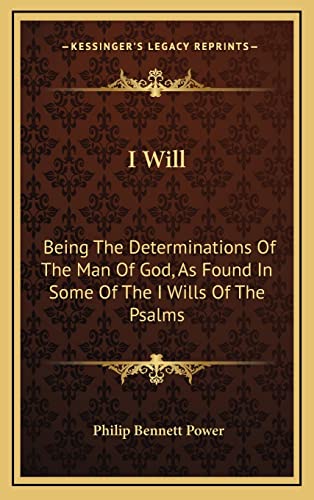 I Will