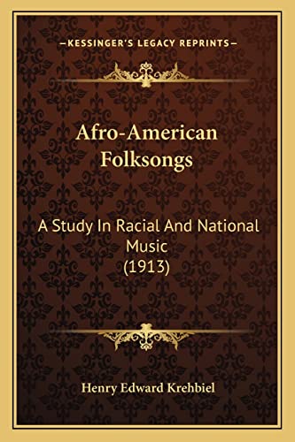 Afro-American Folksongs