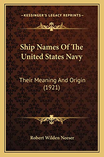 Ship Names Of The United States Navy