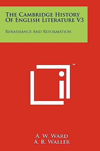 The Cambridge History of English Literature V3