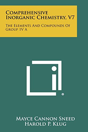 Comprehensive Inorganic Chemistry, V7