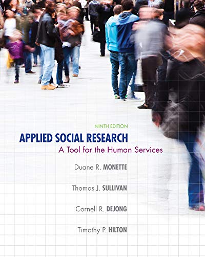 Applied Social Research : A Tool for the Human Services
