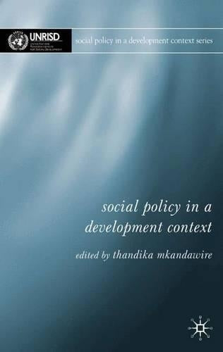 Social Policy in a Development Context
