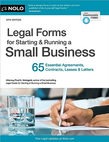 Legal Forms for Starting & Running a Small Business