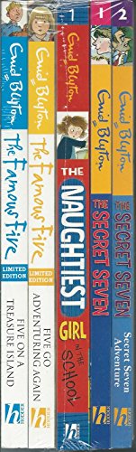 5 of the best Enid Blyton Stories including The Famous Five, the Secret Seven and the Naughtiest Girl