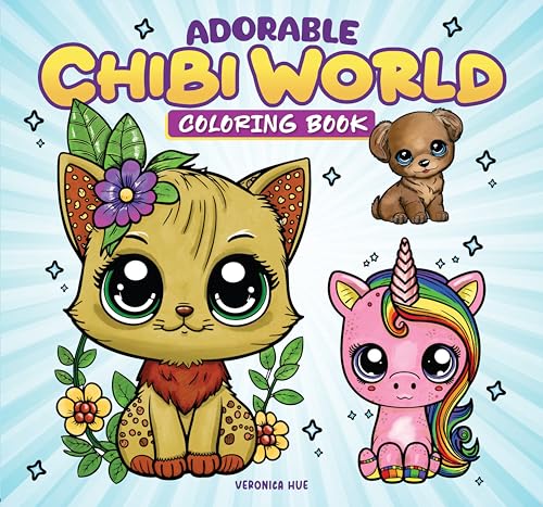 Adorable Chibi World Coloring Book