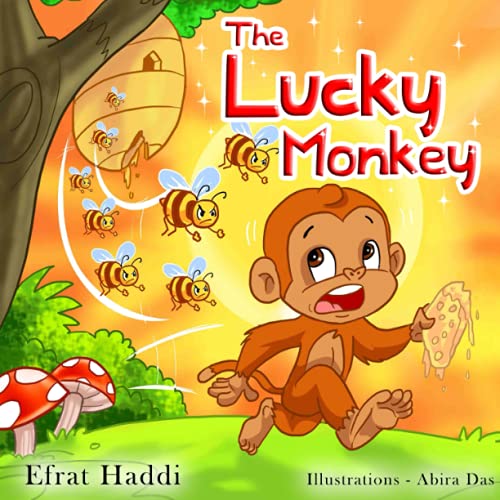 Childrens books The Lucky Monkey Illustrated Picture Book for ages Teaches your kid the value of thinking before acting Beginner skills for kids collection Volume