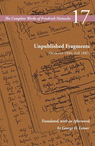 Unpublished Fragments (Summer 1886Fall 1887)
