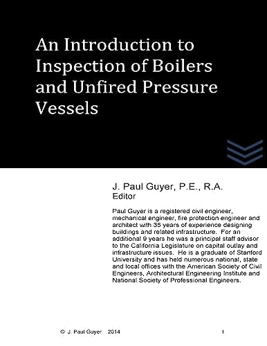 An Introduction to Inspection of Boilers and Unfired Pressure Vessels