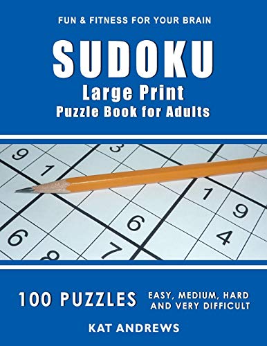 SUDOKU Large Print Puzzle Book For Adults
