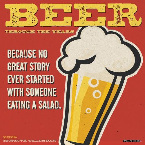 Beer--Through the Years 2026 Wall Calendar