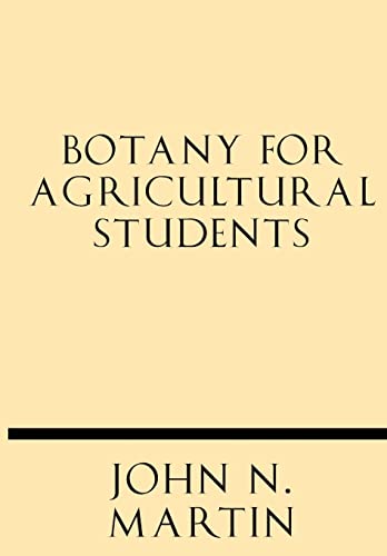 Botany for Agricultural Students