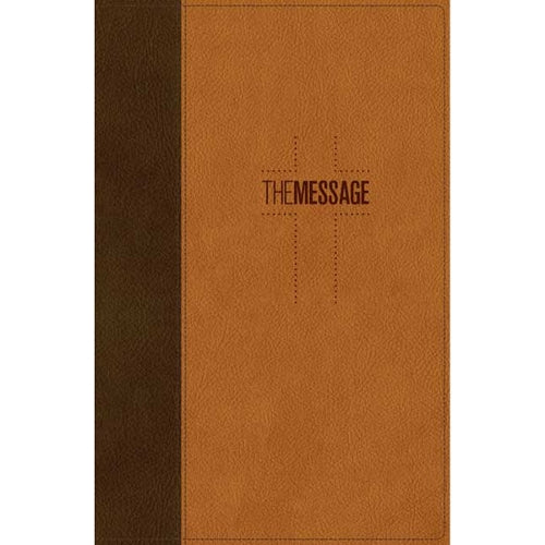 The Message Deluxe Gift Bible, Brown