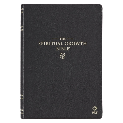 The Nlt, the Spiritual Growth Bible (Full-Grain Leather, Black)