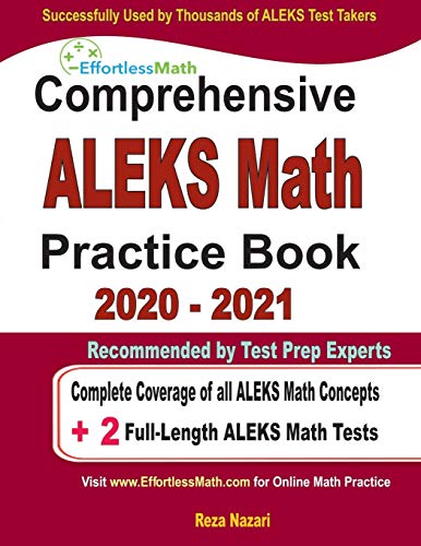 Comprehensive ALEKS Math Practice Book 2020 - 2021