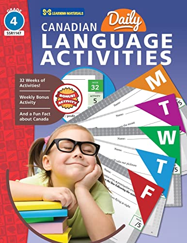 Canadian Grade 4 Daily Language Activities