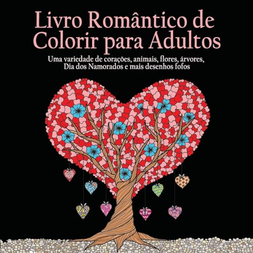 Livro Romantico de Colorir para Adultos