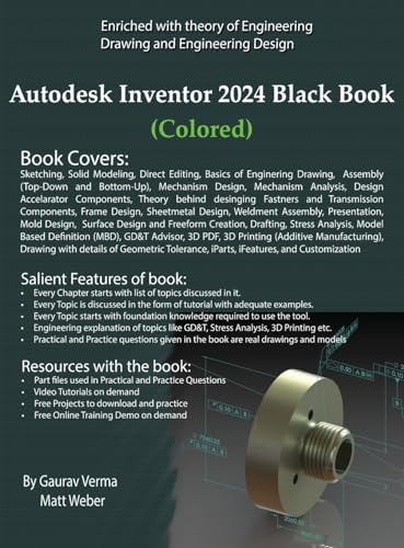 Autodesk Inventor 2024 Black Book