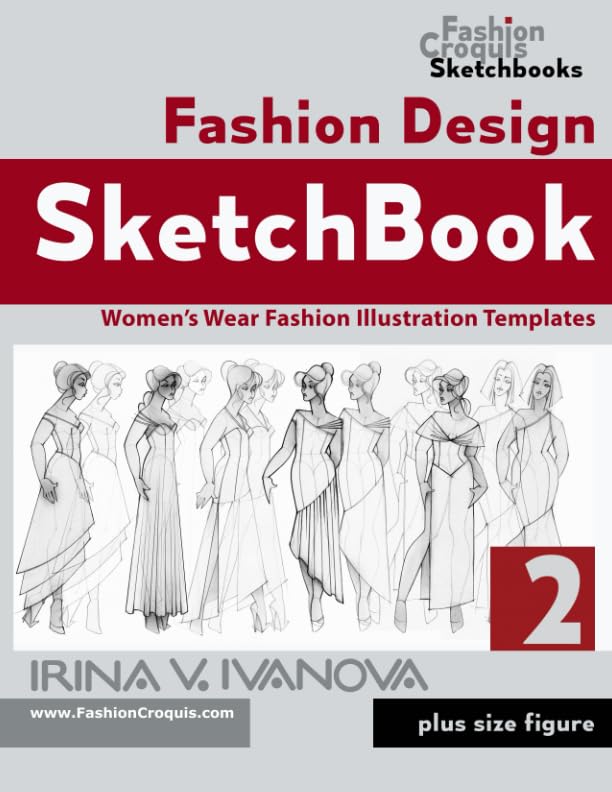 Fashion Design Sketchbook Womens Wear Fashion Illustration Templates Plus size figure Fashion Croquis Sketchbooks