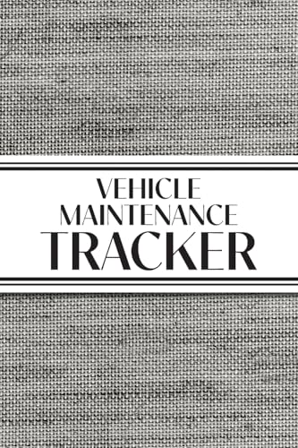 Vehicle Maintenance Tracker (Textured Paper Charcoal)