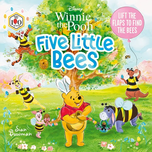 Disney Winnie the Pooh: Five Little Bees: A lift-the-flap picture book