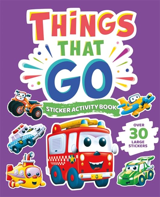 Things That Go Sticker Activity Book