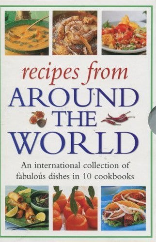 Recipes from Around the World 10 Book Box Set - Best of Italy, Mexico, Greece, Morocco, India, Thailand, Spain, Japan, Ireland & China