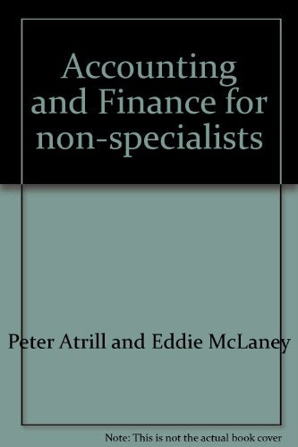 Accounting and Finance for non-specialists