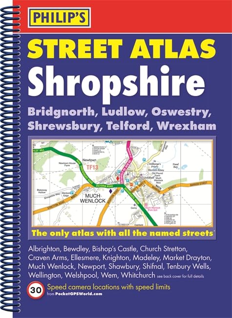 Philip's Street Atlas Shropshire and Telford