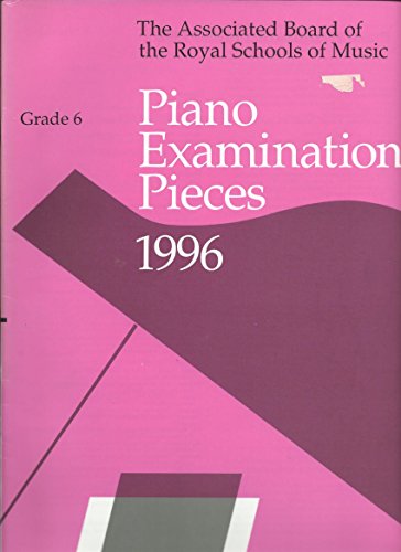 ABRSM Piano examination 1996 grade 6