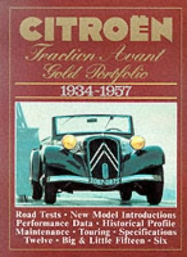 Citroen Traction Avant Gold Portfolio, 1934-57