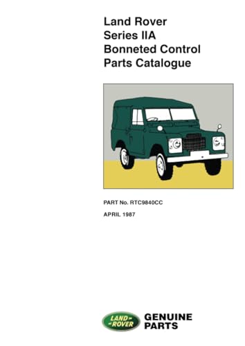 Land Rover Series 2A Bonneted Control Parts Catalogue