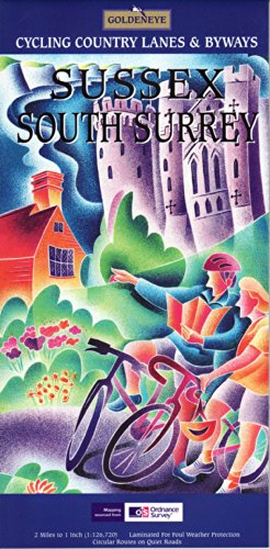 Sussex / South Surrey cycling map