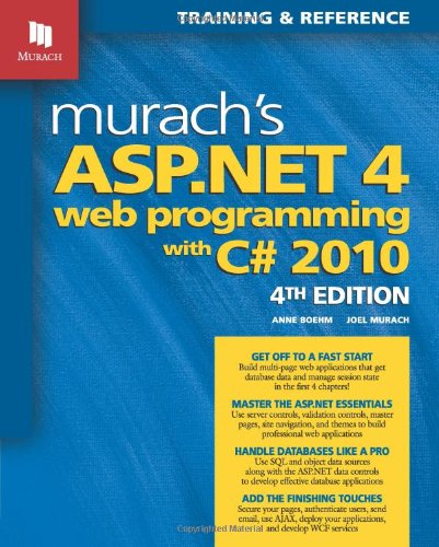 Murach's ASP.NET 4 web programming with C# 2010