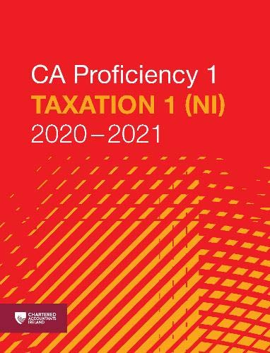 Taxation 1 (Northern Ireland) 2020-2021