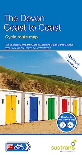 Sustrans Official Devon Coast to Coast Cycle Route Map (Route 27 - Ilfracombe to Plymouth)