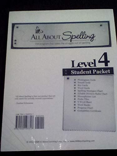 All About Spelling Level 4 Student Packet