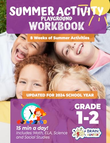 Summer Activity Playground Grade 1-2: 8 Weeks of Summer Activities - Math, ELA, Science, Reading and Social Studies