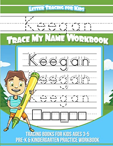 Keegan Letter Tracing for Kids Trace My Name Workbook