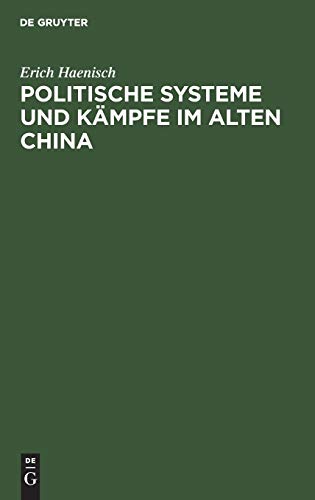 Politische Systeme und Kmpfe im alten China